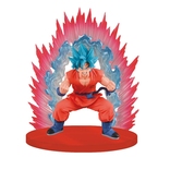 DRAGON BALL Z - Figurine SSGSS Goku Blue Kaioken Scene - 13cm