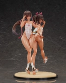 Taimanin rpg set 2 statuette pvc 1/6 adult yukikaze and young yukikaze swimsuits ver. 28 cm