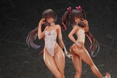 Taimanin rpg set 2 statuette pvc 1/6 adult yukikaze and young yukikaze swimsuits ver. 28 cm