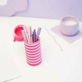 Alice - chat du cheshire - heady - trousse silicone 3d