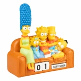 Les simpsons - calendrier perpétuel 3d en résine