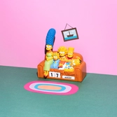 Les simpsons - calendrier perpétuel 3d en résine