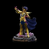 Iron studios - art scale 1/10 - saint seiya - cancer deathmask statue 23cm