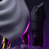 Iron studios - art scale 1/10 - saint seiya - cancer deathmask statue 23cm