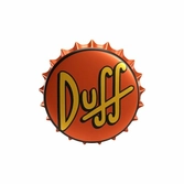 Les simpsons - duff - magnet en métal avec décapsuleur