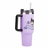 Kuromi - mug de voyage xl 1200ml avec paille