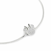 Minnie - bracelet ajustable + pendentif serti de pierres