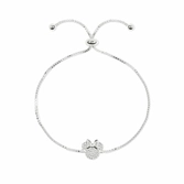 Minnie - bracelet ajustable + pendentif serti de pierres