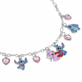 Stitch & angel - love - bracelet + charmes stitch 7mm