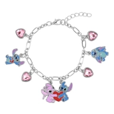 Stitch & angel - love - bracelet + charmes stitch 7mm