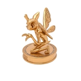 Harry potter - lutin de cornouailles - figurine doré 15cm