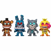 Five nights at freddy's pack 4 figurines pop! tv vinyl twisted ones 9 cm