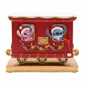 Disney - stitch & angel - train de noël - wagon