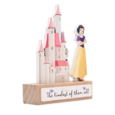 Disney princesses - blanche-neige - mini plaque chateau