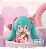 Character vocal series 01: hatsune miku figurine fuwa petit chibi hatsune miku x love and berry dress up and dance! lovely straw