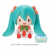 Character vocal series 01: hatsune miku figurine fuwa petit chibi hatsune miku x love and berry dress up and dance! lovely straw