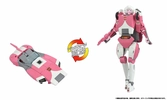 The transformers: the movie figurine missing link c-08 arcee 14 cm