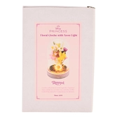 Disney princesses - raiponce - cloche florale avec lumière néon