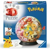 Pokémon puzzle 3d puzzle-ball kanto region (73 pièces)