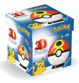 Pokémon puzzle 3d pokéballs: bis ball (55 pièces)