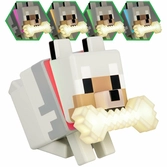 Minecraft - loup - lampe globuddies 14cm