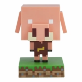 Minecraft - cochon - lampe icon 11cm