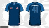 Marvel - captain america 41 - maillot de foot homme (l)