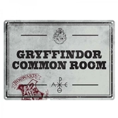 HARRY POTTER - Plaque Metal 21 X 15 - Gryffindor Common Room