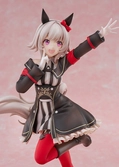 Uma musume: pretty derby statuette pvc 1/7 curren chan signature racewear ver. 24 cm