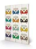 VW - Impression sur Bois 40X59 - Campers Pop Arts