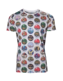 POKEMON - T-Shirt Allover Print PokeBalls (S)
