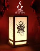 Assassin's creed shadows lampe led lanterne 25 cm