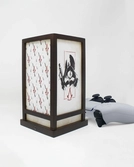 Assassin's creed shadows lampe led lanterne 25 cm
