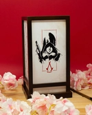Assassin's creed shadows lampe led lanterne 25 cm