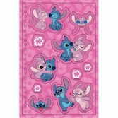 Stitch & angel - livre à stickers