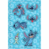 Stitch & angel - livre à stickers