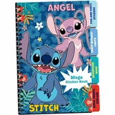 Stitch & angel - livre à stickers