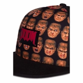 Doom casquette baseball doom faces background