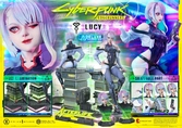 Cyberpunk: edgerunners statuette real elite masterline series 1/4 lucy deluxe version 50 cm