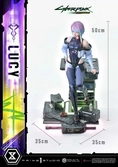 Cyberpunk: edgerunners statuette real elite masterline series 1/4 lucy deluxe version 50 cm