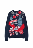 Stitch - happy holidays - pull de noël (2xl)