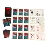 Stranger thinngs 5 jeu de cartes à jouer metal