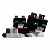 Minecraft vinyl figurine tuxedo cat 6 cm