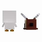 Minecraft vinyl figurines bee and chicken monitor buddiez