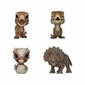 Jurassic world pocket présentoir figurines pocket pop! vinyl amber pdq (12) 4 cm