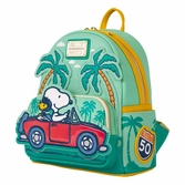Peanuts by loungefly mini sac à dos snoopy road trip
