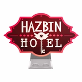 Hazbin hotel veilleuse logo stand 13 cm