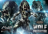 Alien vs. predator statuette real elite masterline series 1/3 requiem wolf predator deluxe ver. 95 cm