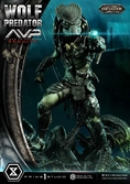 Alien vs. predator statuette real elite masterline series 1/3 requiem wolf predator deluxe ver. 95 cm