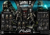 Alien vs. predator statuette real elite masterline series 1/3 requiem wolf predator deluxe ver. 95 cm